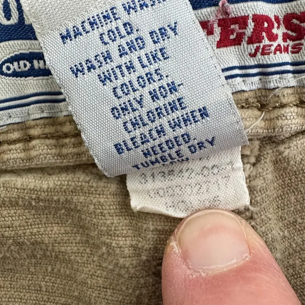 Vintage Old Navy Cordury‎ Painters Pants Mens Size 32 Y2K